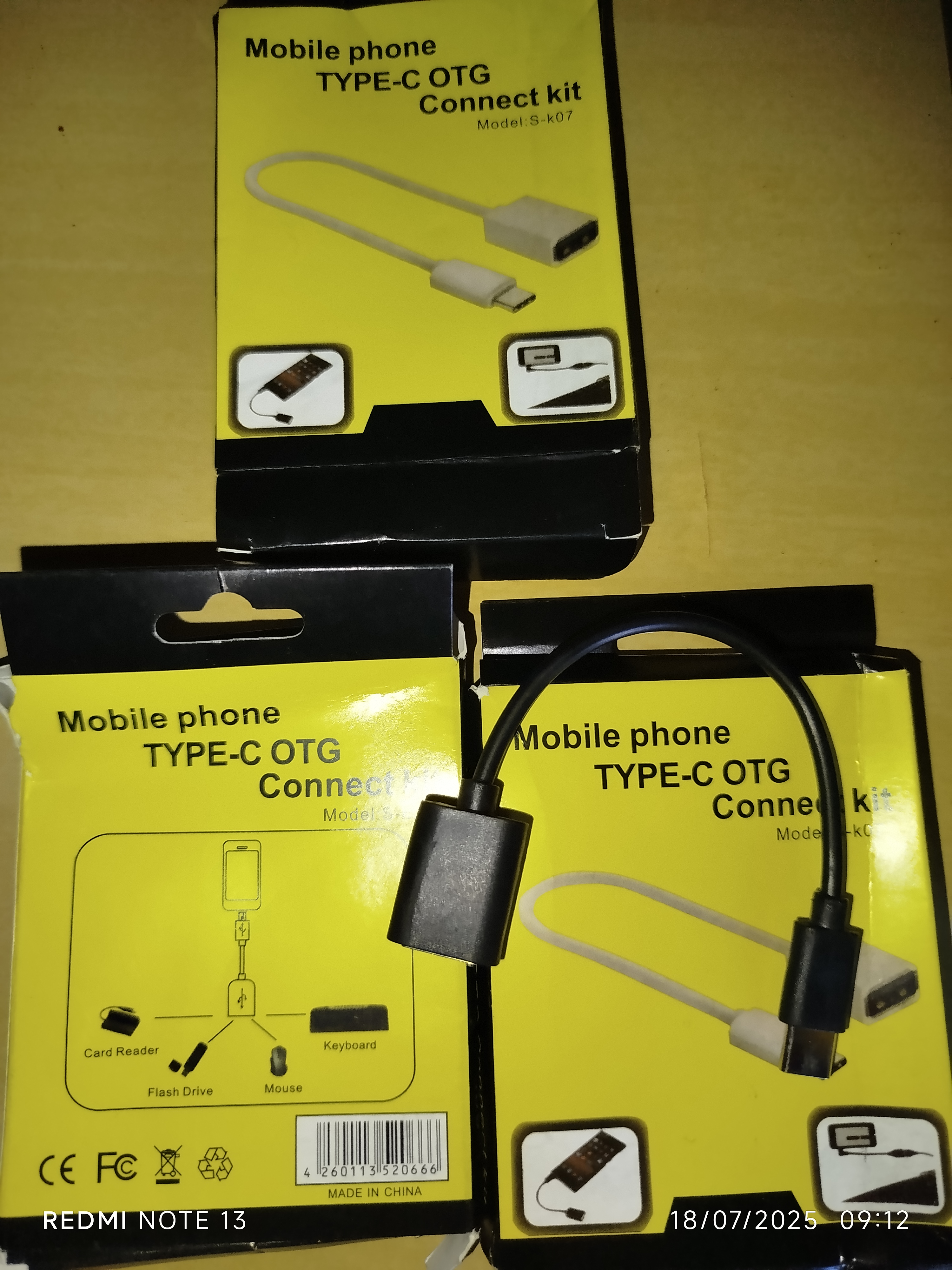 Adaptadores OTG Tipo-C e Micro USB